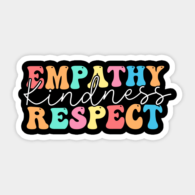 Empathy kindness respect Sticker by TheDesignDepot